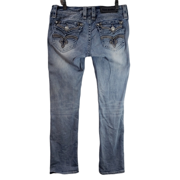Rock Revival Denim - Rock Revival Womens Size 27 Bling Embellished Essie Capri Jeans